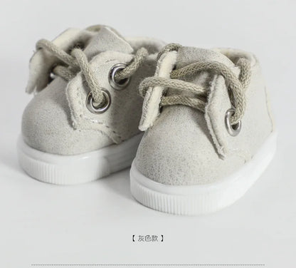 Labubu 17cm  Shoes Fashion labubu Canvas Shoes Clothes Cartoon Baby Canvas Leather Shoes Doll Universal Clothing Accessories