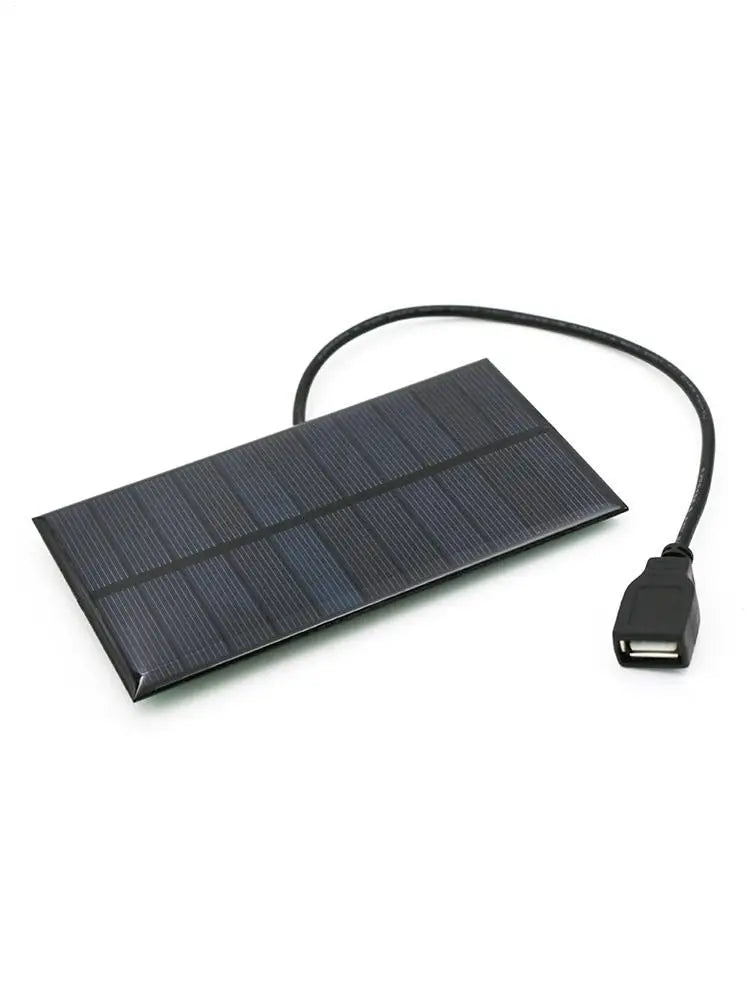 1.65W 5.5V Portable Solar Panel Charger Portable Solar Panel Mini 5.5V Solar Charger Outdoor Hiking Solar Panel for Phone Tablet