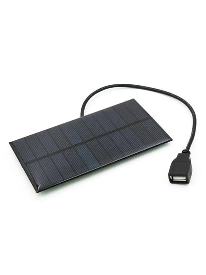1.65W 5.5V Portable Solar Panel Charger Portable Solar Panel Mini 5.5V Solar Charger Outdoor Hiking Solar Panel for Phone Tablet