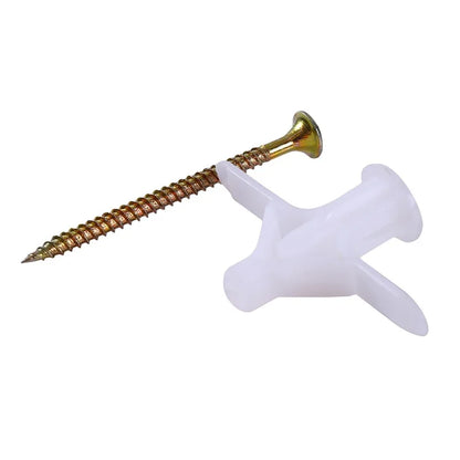 50/100Pcs Expansion Drywall Anchor Kit With Screws Self Drilling Wall Home Pierced Special For Nylon Plastic Gypsum Board 앙카