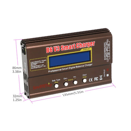 iMAX B6 V3 80W 6A Battery Charger LiHv Lipo NiMh Li-ion Ni-Cd Digital RC Charger Lipro Balance Charger Discharger 12V 5A Adapter