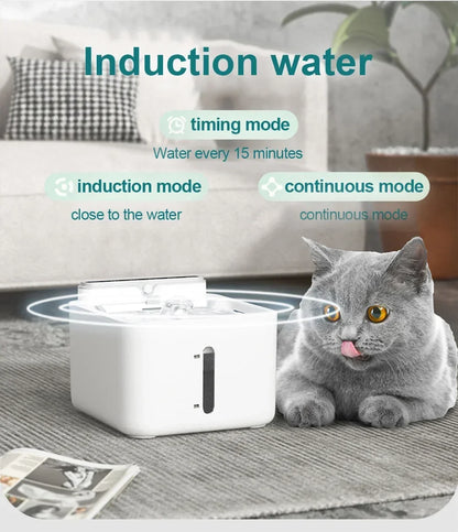 Wow, that's so cool! It's a smart pet water fountain.