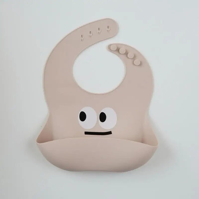 Baby silicone bib, bear bib, baby eating, children's complementary food, saliva bib, waterproof saliva towel
