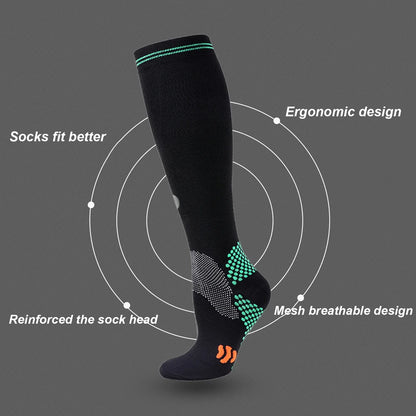 1 Pair Sports Stockings Compression Golf Sports Socks Medical Nursing Stockings Prevent Varicose Veins Socks Fit for Rugby Socks