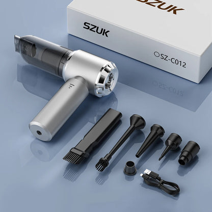 SZUK 985000PA Car Vacuum Cleaner Wireless Mini Handheld Strong Suction Cleaning Machine Portable Vacuum Cleaner for Car Home