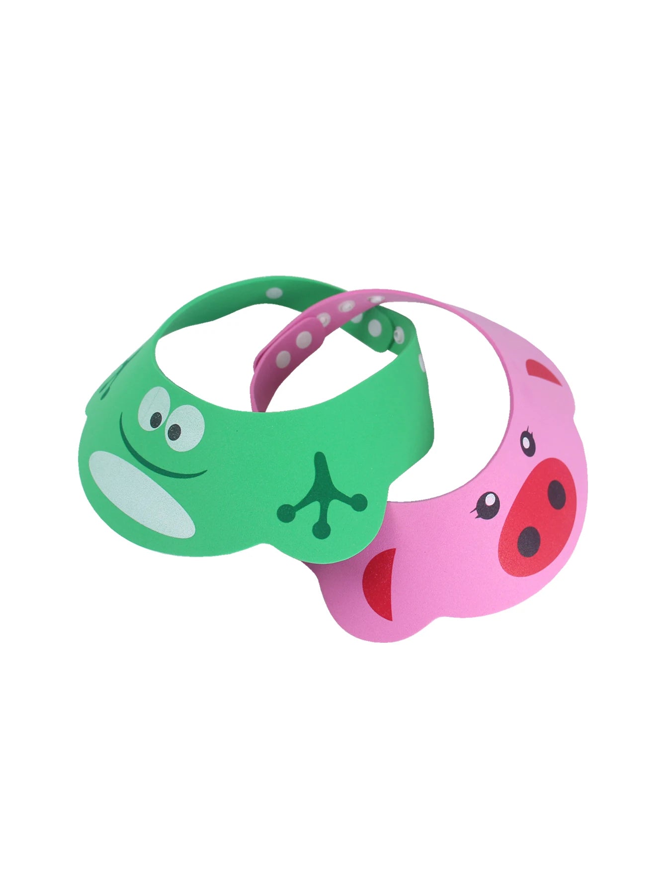 Cute Animal Shower Cap Safety Eye Protection Ear Protection Lightweight Cute Cartoon Baby Bath Protective Cap Shampoo Bath Care