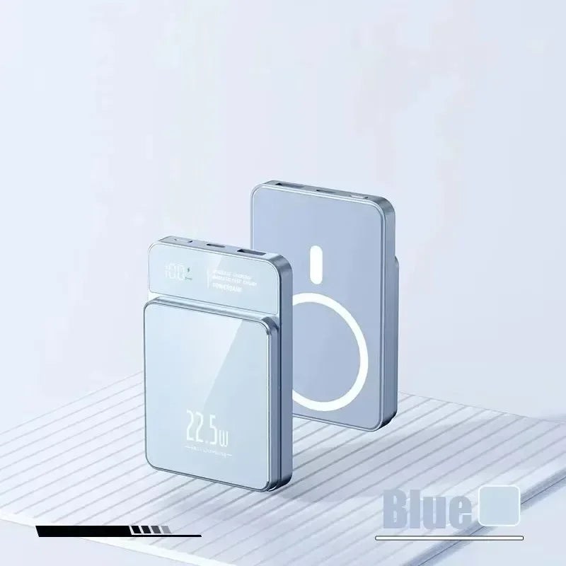 Power Bank 22.5W Magnetic Wireless Portable Chargers 30000mAh Super Fast Charging Powerbank External Battery for Iphone Xiaomi