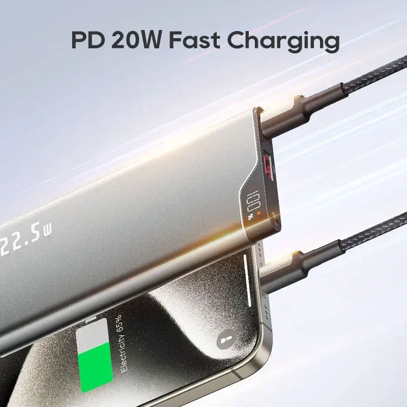 22.5W Power Bank 10000mAh Portable Charger PowerBank Fast Charging External Battery For iPhone16 15 14 Xiaomi poweer bank