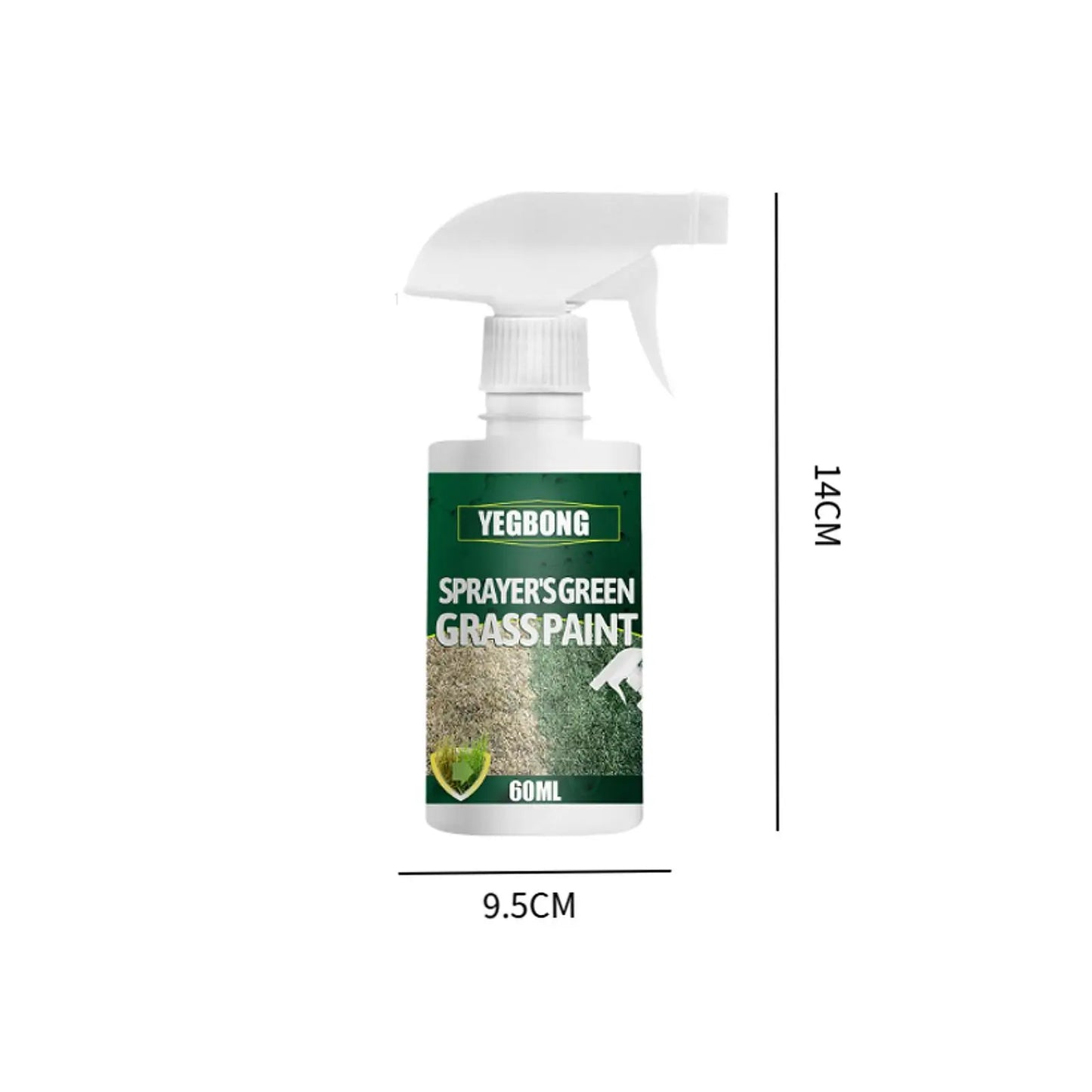 60ml Green Lawn Spray Lawn Maintenance Premium Grass Dye for Yard Garden