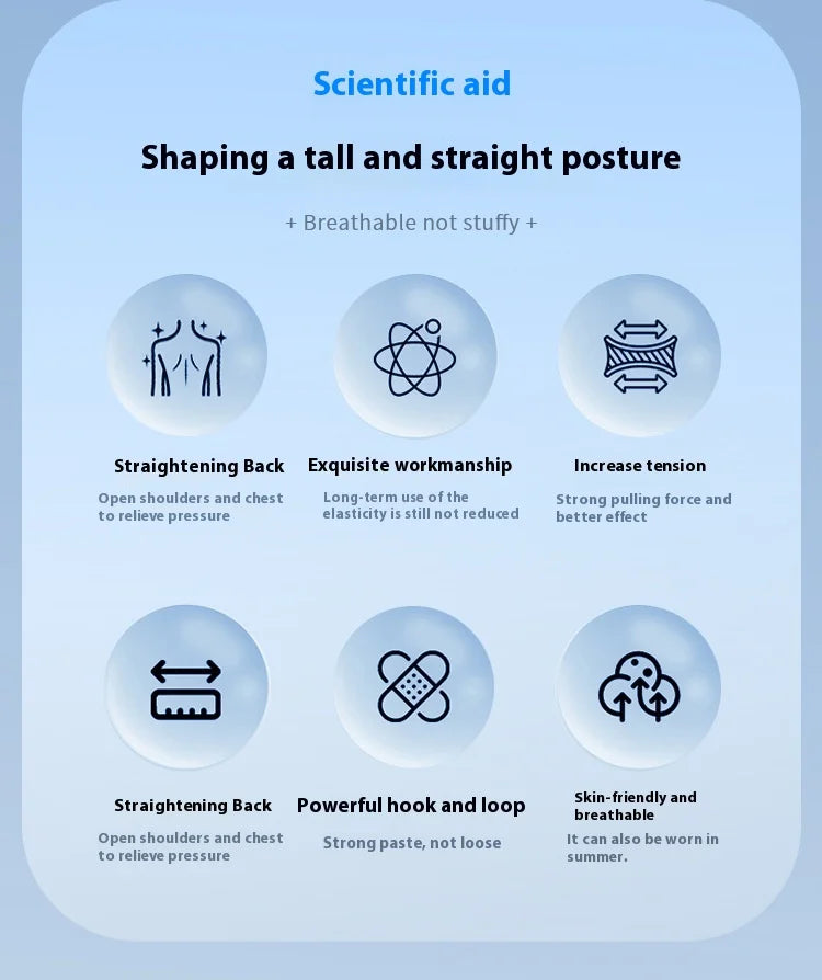 AIQUE Back Posture Corrector Lumbar Pad Waist Support Hunchback Spinal Orthopedic Straps Correct UNISEX Back Brace For Adult