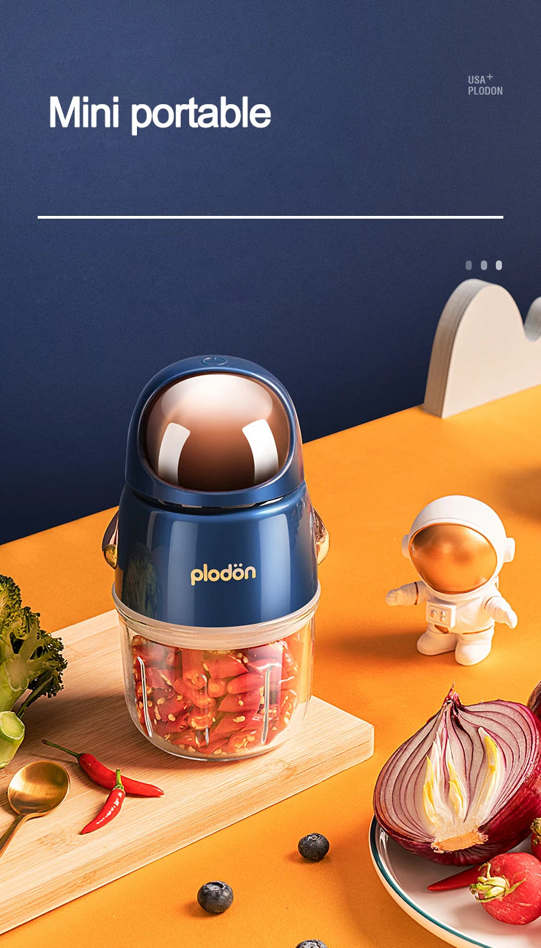 300ml Portable Blender Food Mixer Multifunctional Food Processor Electric Meat Grinder Mini Mixers Cup Baby Solid Food Machine