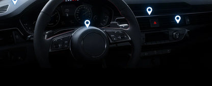 LISEN Magnetic Car Phone Mount for iPhone and Android with 6 Magnets and Adjustable Arch Design, Black