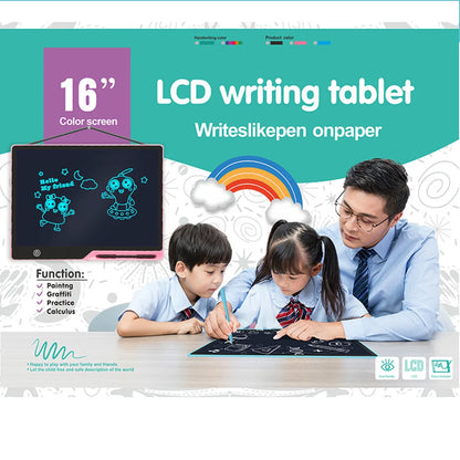 Educational Toys Writing Tablet For Kids 10/16Inch LCD Drawing Board Children Gifts USB Charging Doodle Electron Handwriting Pad