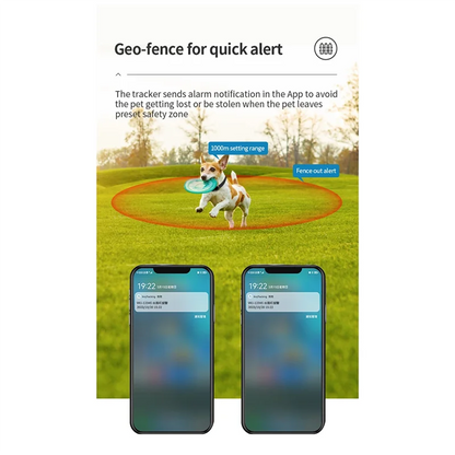 AAAEL-4G GPS Pet Tracker Voice Monitor Pet Dog Cats Gps Anti Loss Mini Tracker IP67 Waterproof GPS Locator Free APP