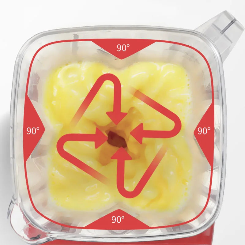 2200W 2L BPA-Free Commercial Blender, High-Power Professional Smoothie Maker, Food Mixer, Juicer, and Fruit Processor for Home