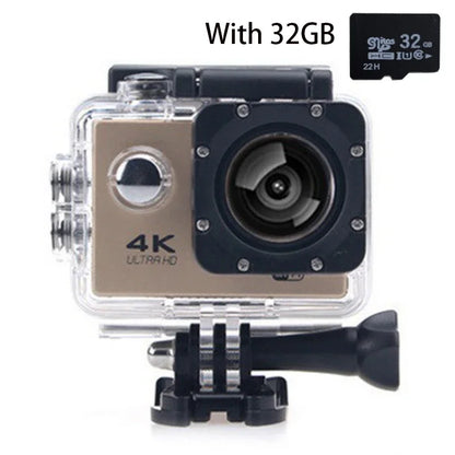 4k HD Mini Action Camera WiFi Remote Control Sport Camera Underwater Waterproof Video Recording Cameras Action Video Cameras