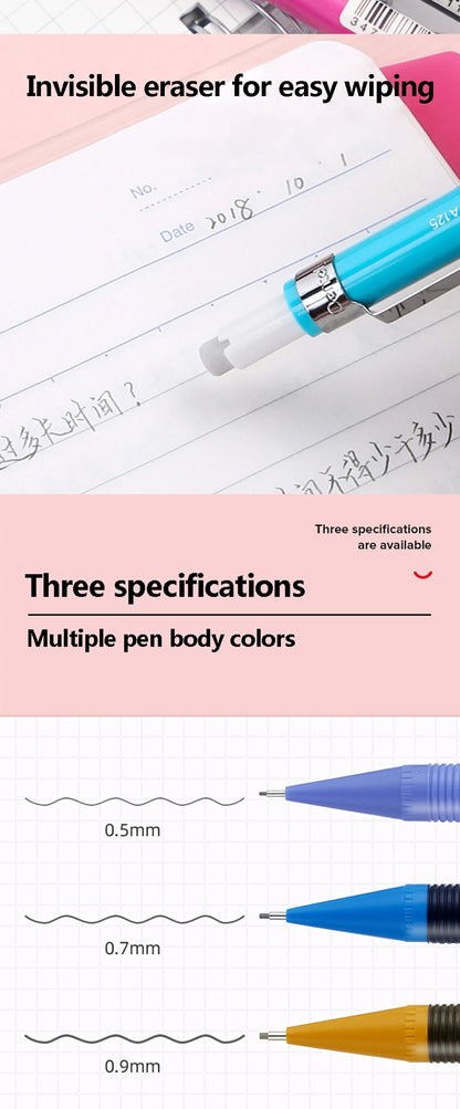 Japan Pentel Mechanical Pencil 0.5/0.7/0.9mm Drawing Office & School Supplies Stationery A125 127 129 School Acsesories School