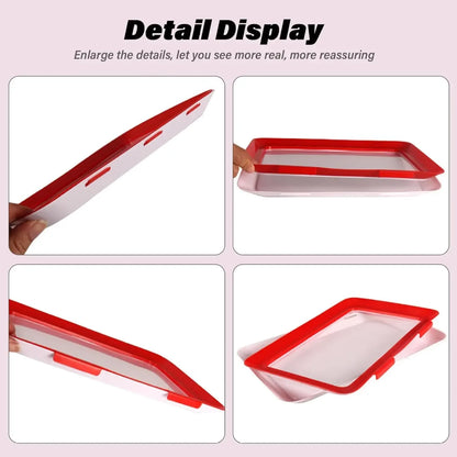 Vacuum Fresh Storage Tray Reusable Creative Food Storage Container Stackable Food Preservation Tray with Elastic Lid