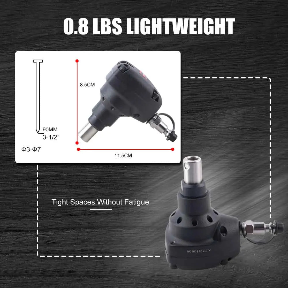 AEROPRO Air Palm Nailer Pneumatic Mini Palm Nailer Palm Hammer Ergonomic Lightweight Impact Nails For Wood Working Nail Gun