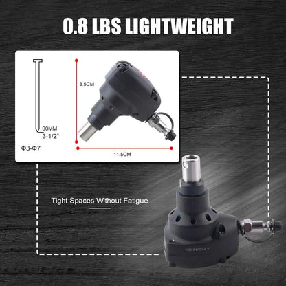 AEROPRO Air Palm Nailer Pneumatic Mini Palm Nailer Palm Hammer Ergonomic Lightweight Impact Nails For Wood Working Nail Gun