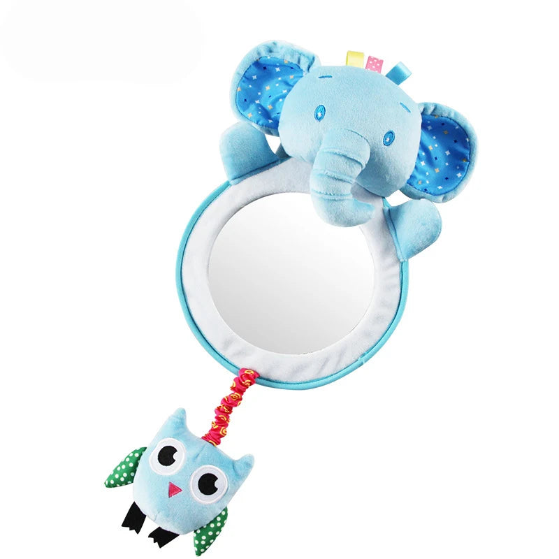 Black White View Back Seat Mirror Baby Car Mirror Safety Seat Headrest Rearview Mirror Baby Facing Rear Ward Car Kids Monitor