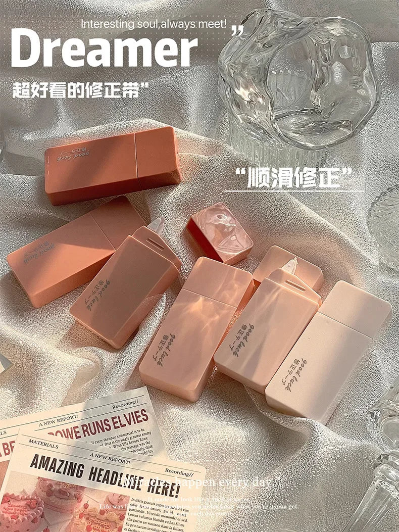 6 Pcs Correction Tape School Supplies Stuff Whiteout Portable Students Study Tools Writing Tapes Kids Tipex