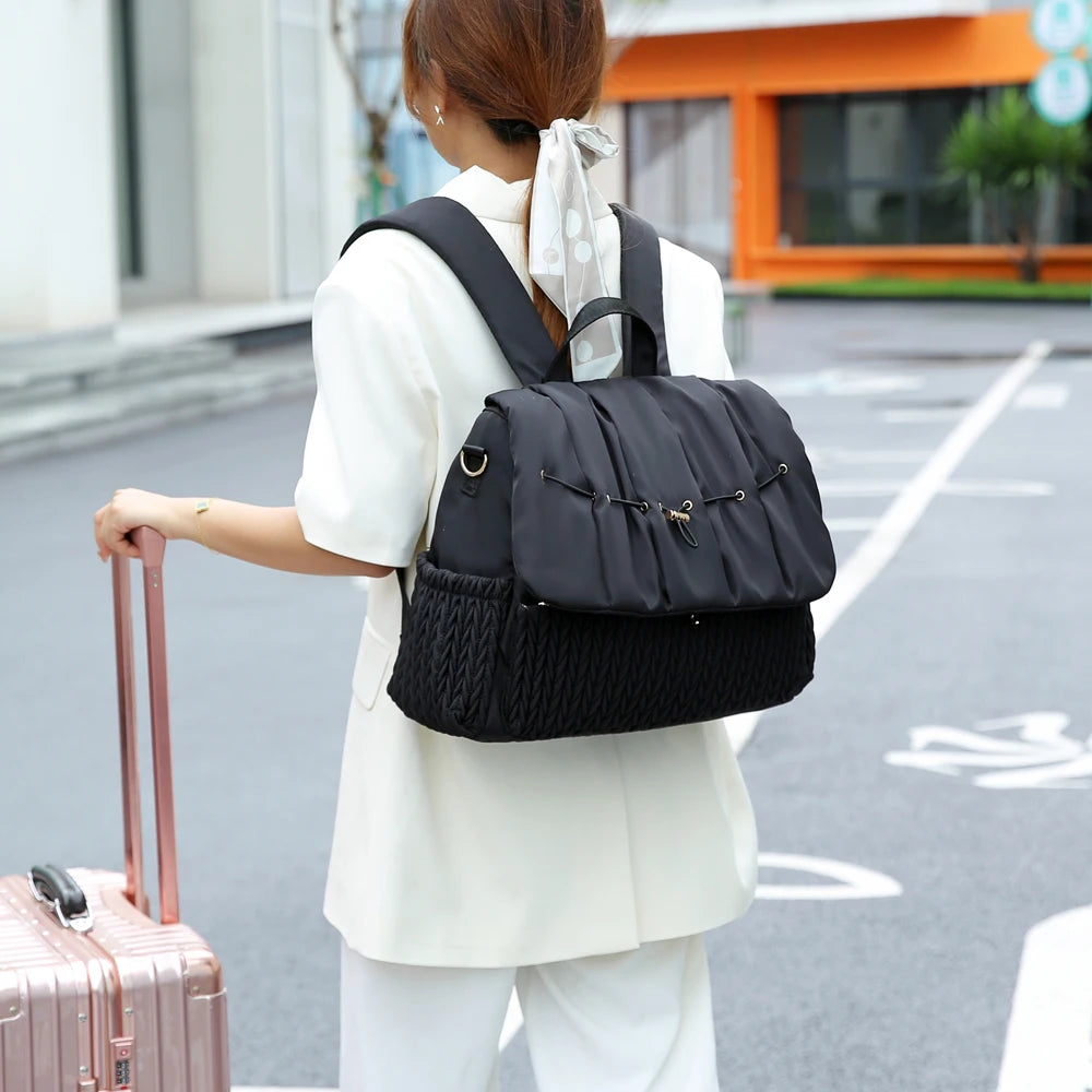 Diaper Bag Large Diaper Backpack Stylish Toddler Baby Maternity Bags Travel Backpacks with Insulated Pockets Changing Pad Stroll