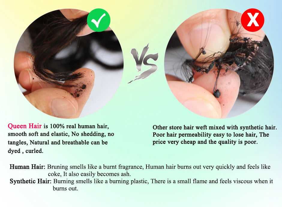 Queen Hair Raw Straight Hair 100% Human Hair Unprocessed Raw Hair Bundles Weave Extension Brazilian Hair Natural Color