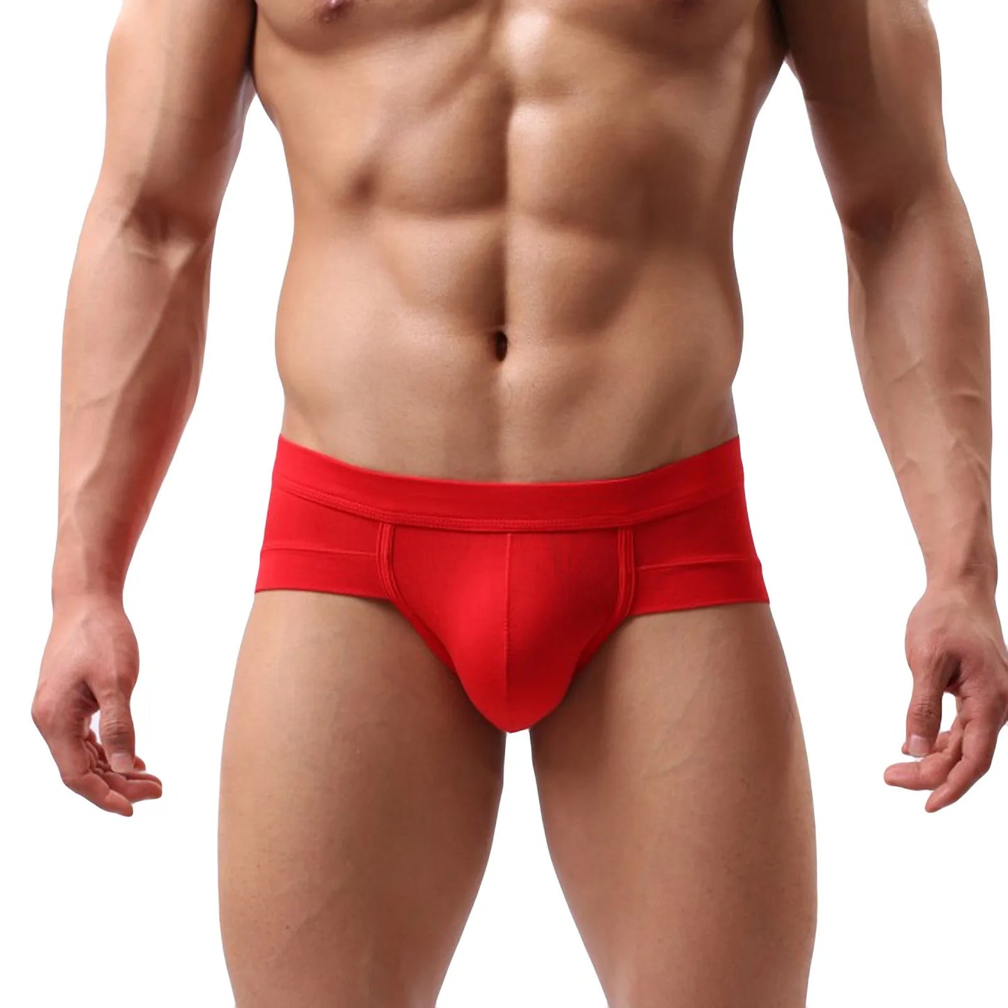 Mens Sexy Modal Underwear Briefs Men Low Rise U convex Pouch Brief Underpants Men Breathable Briefs