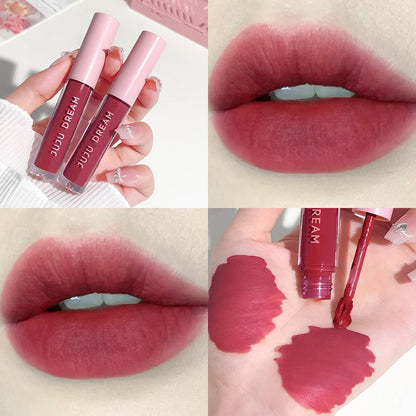 Floral Lip Gloss Water Mist Lip Tint Matte Lightweight and Translucent Lip Stain Whitening Lipstick Non-Transfer