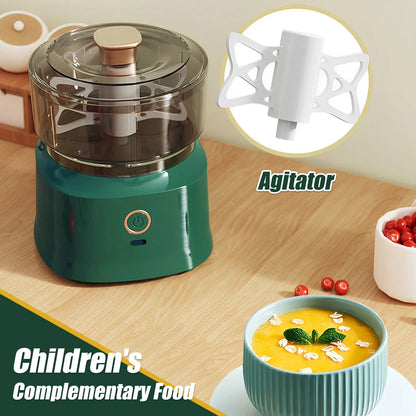 350ml Electric Garlic Chopper Mini Cordless Meat Grinder USB Rechargeable Vegetable Onion Chopper Small Electric Food Processor