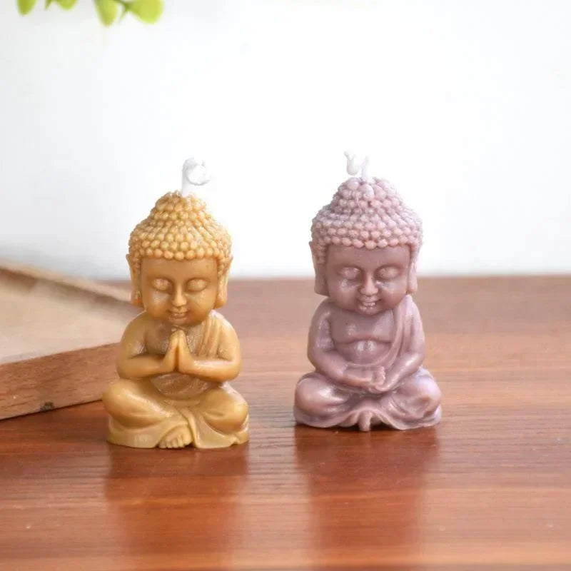 Buddha Silicone Candle Mold Church Buddha Incense Candle Plaster Decoration Mold Diy Church Candle Production Supplies
