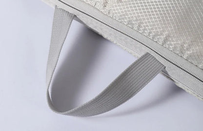 5-Piece Mesh Compression Packing Cubes Set Travel Storage Bag Large Capacity Waterproof Luggage Clothing Underwear Storage Bag