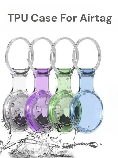 Soft Case for Apple Airtag Waterproof Anti-lost Keychain Holder Keys Tracker Protective Full Cover