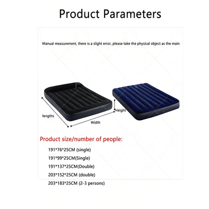 Automatic Air Bed Inflatable Home Inflatable Bed Single Air Mattress Bed Double Lazy Bed Outdoor Portable Air Mattress Bed