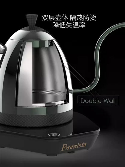 Brewista- Coffee Kettle, Intelligent Gooseneck, Insulated, Variable Pour Over, Coffee Water Pot, Bluetooth, 600ml, 220V