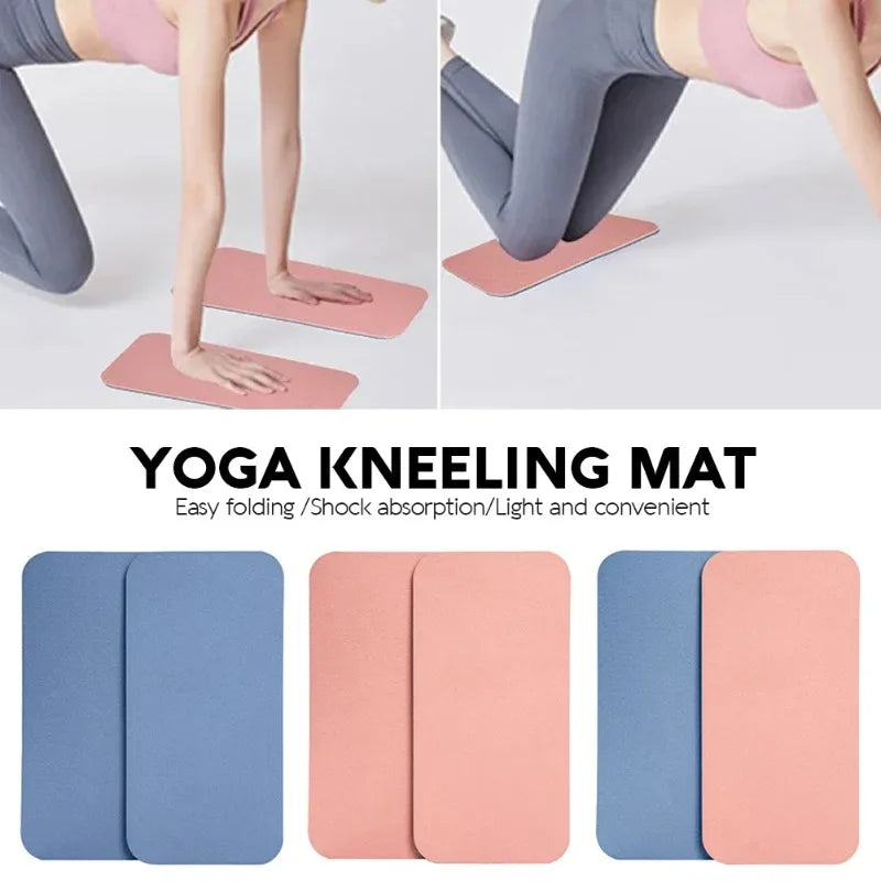 2Pcs Yoga Knee Pad Cushion Soft TPE Pad Support Protective Pad For Elbow Leg Arm Balance Exercise Fitness Workout Yoga Mat