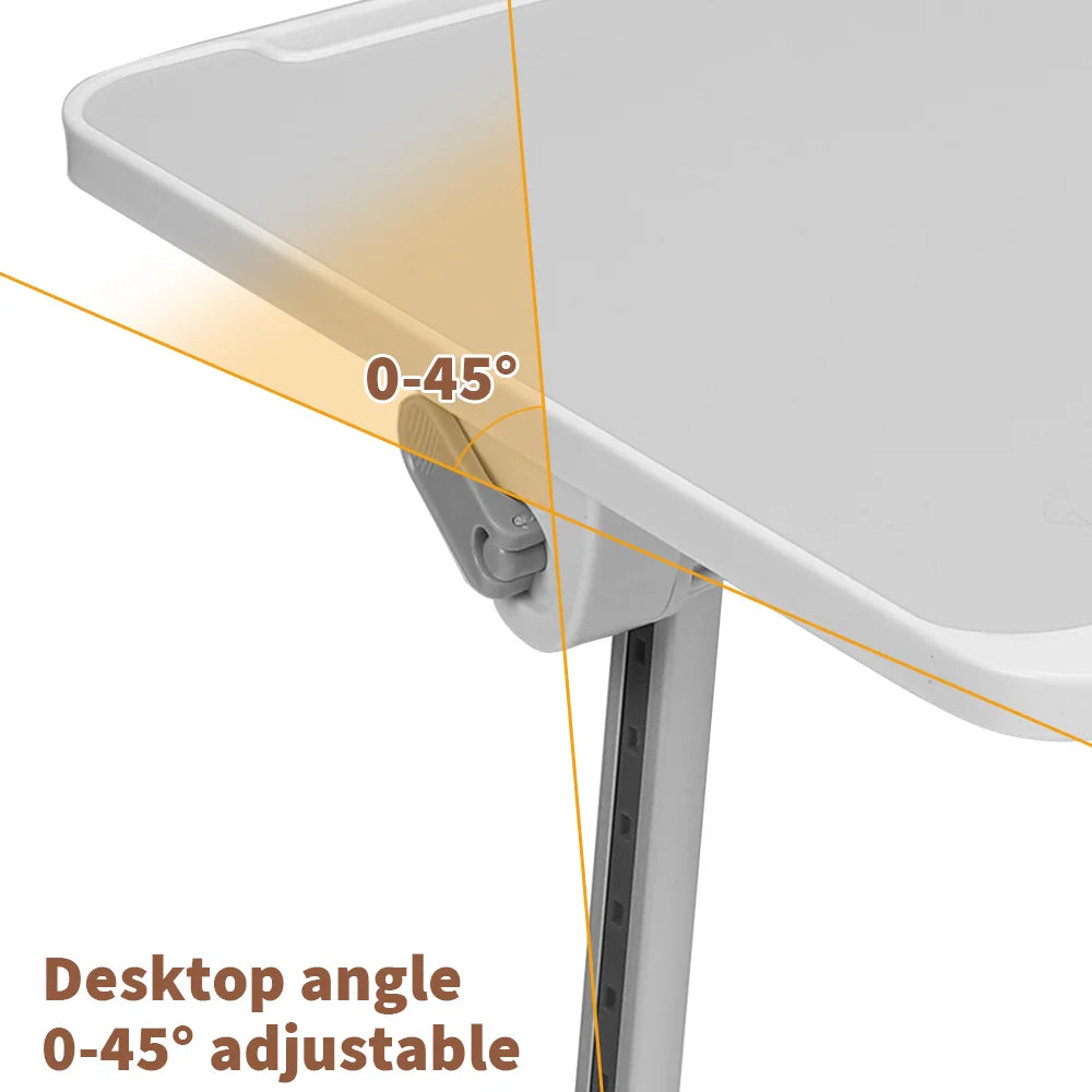 Foldable Laptop Table Liftable Laptop Small Desk Board Portable Laptop Standing Desk Children Adjustable Study Desks