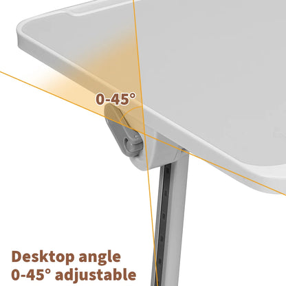 Foldable Laptop Table Liftable Laptop Small Desk Board Portable Laptop Standing Desk Children Adjustable Study Desks