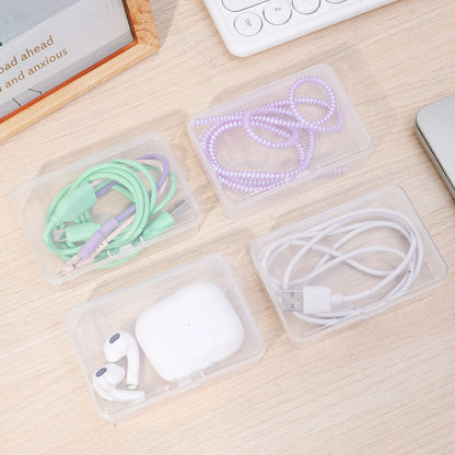 7Grid Data Cable Storage Box Cable Organizer Bag With Power Charging Cable Management And Desktop Cables Management Organization