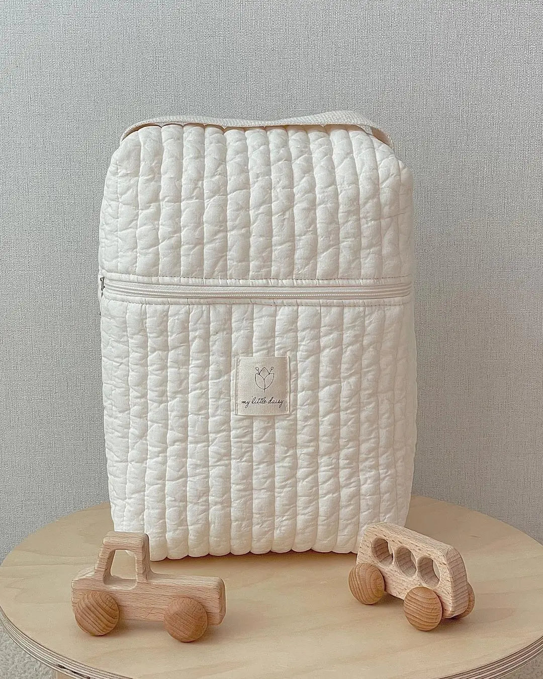Portable Stroller Nappy Bag Quilted Baby Diaper Caddy Organizer Embroidered Mommy Bags Babies Accessories Changing Bag Storage