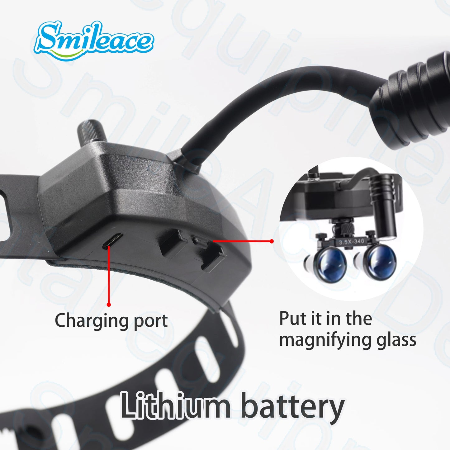 Dental Headband Led Light Wireless Medical Oral Lamp Dental Unit Dentist Tool Surgery Operation Lamp for Lab Dentistry