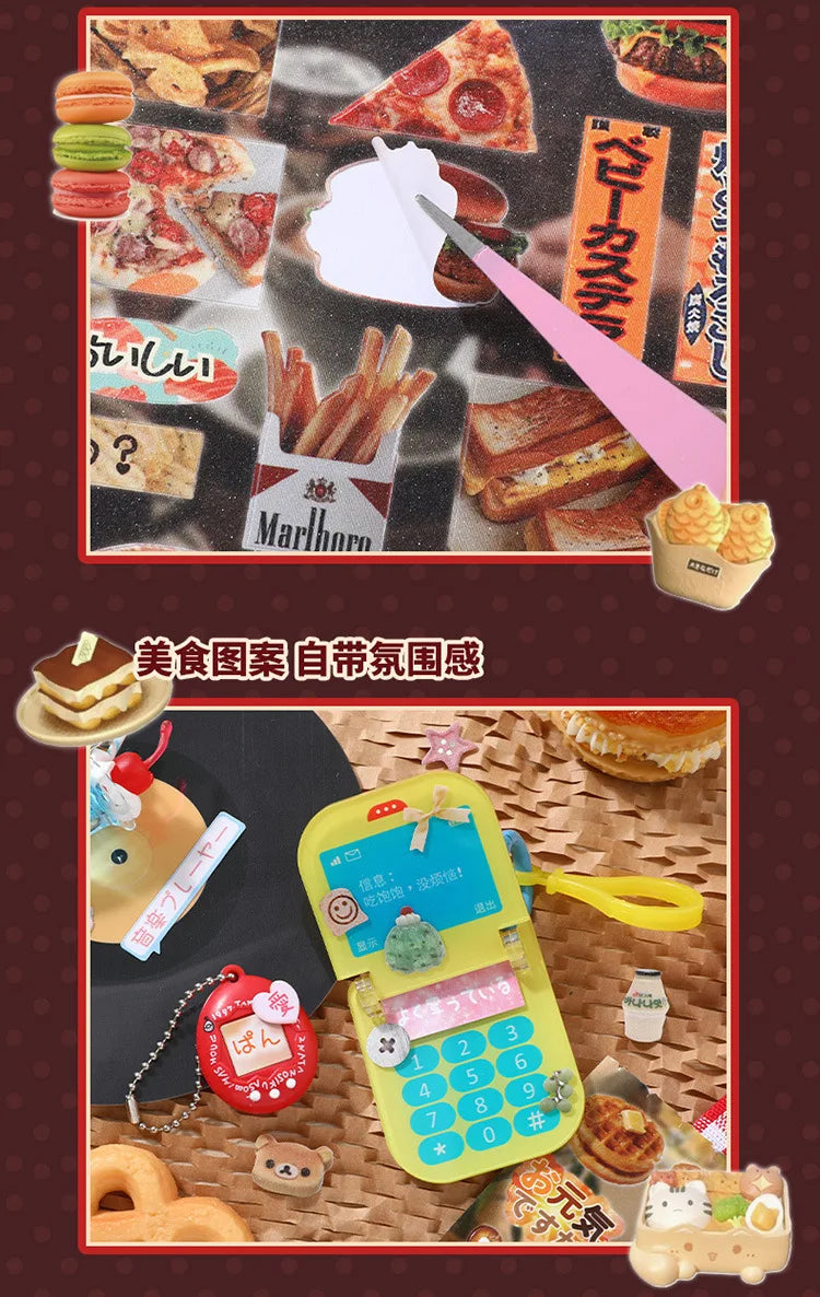 Mr. Paper, Japanese Cuisine Dessert Themed Stickers, Phone Cases, Scrapbooks, Notebooks, Diaries, Decorative Stationery Stickers
