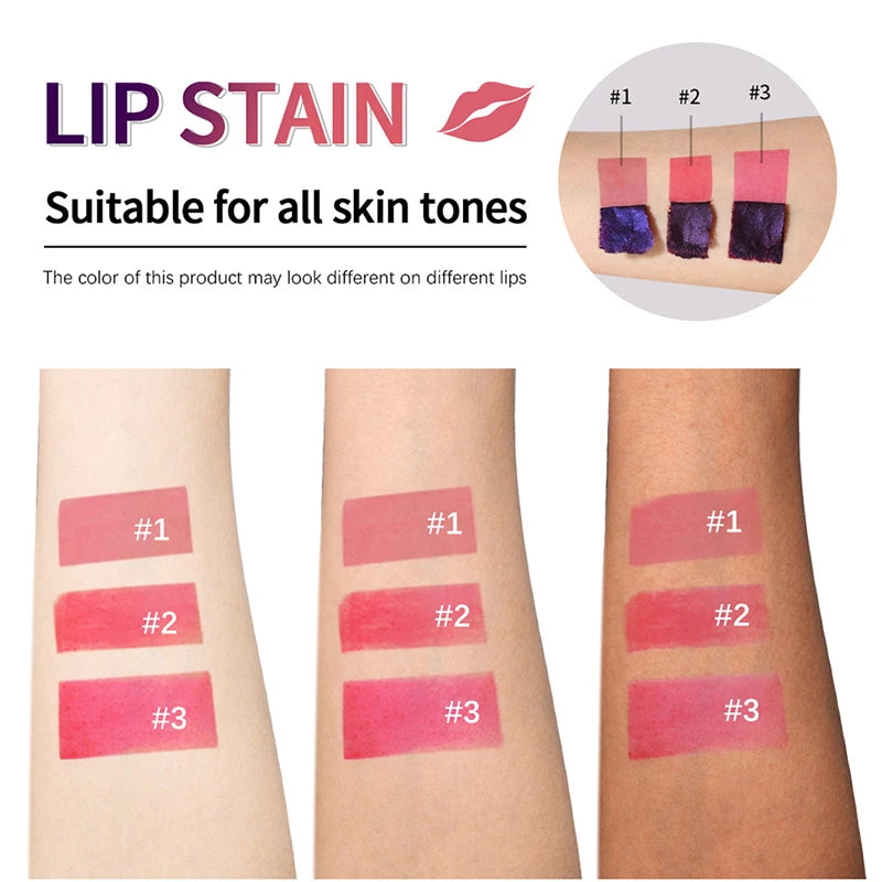 Peel Off Lip Stain Reveal Long Lasting Waterproof Pink Lip Tint Transfer Proof Non Stick Cup Natural Lip Stain Women's Cosmetics