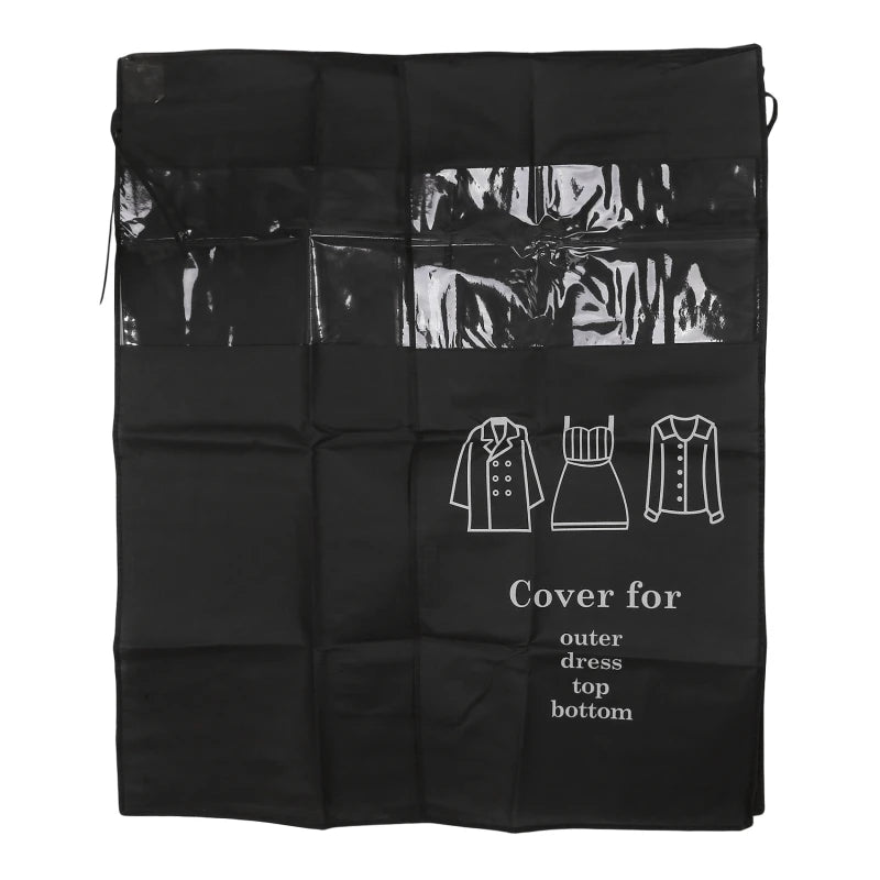 Clothes Hanging Dust Cover Dress Suit Coat Storage Bag Case Organizer Wardrobe Dress Clothing Hanging Dust Cover