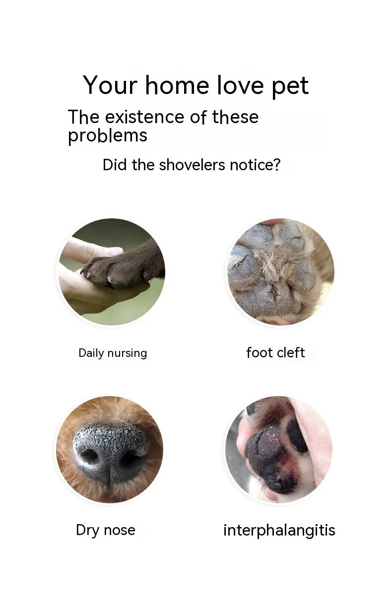 Pet Paw Care Balm Pet Paw Care Balm Moisturizing and Comforting Balm for Dogs and Cats Puppy Paw Care Balm, Moisturizing Nose