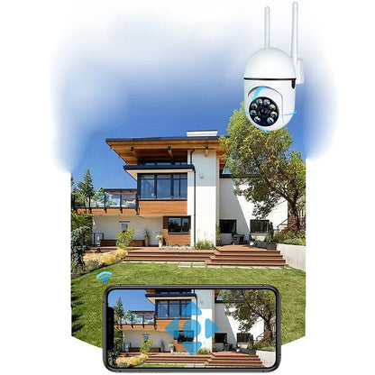 Smart 2.4G WiFi Camera for Home Security Video Surveillance Supprt Two Way Audio Mobile Motion Outdoor/Outside Night Vision