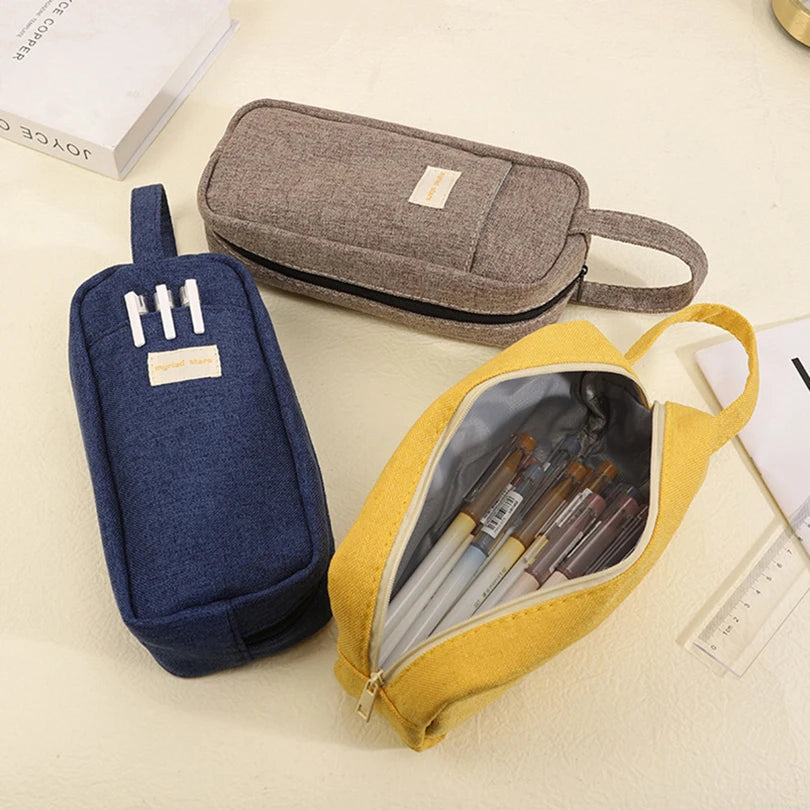 Large Capacity Pencil Case School Supplies Pen Case Estuches Escolar Pencilcase Kalemlik Trousse Kawaii Stationery pencil pouch