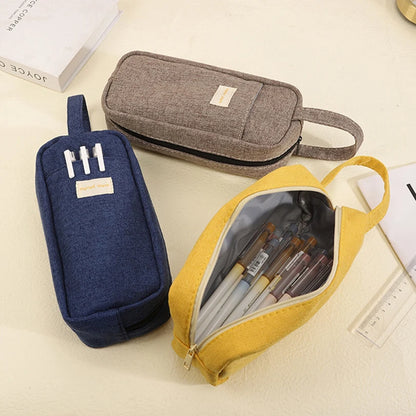 Large Capacity Pencil Case School Supplies Pen Case Estuches Escolar Pencilcase Kalemlik Trousse Kawaii Stationery pencil pouch