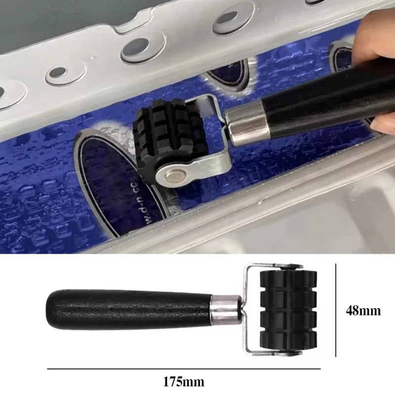 Car Soundproof Wheel Tire Patching Compaction Roller Wheel Automobile Audio Sound Insulation Cotton Roller Pushing Wheel Tool